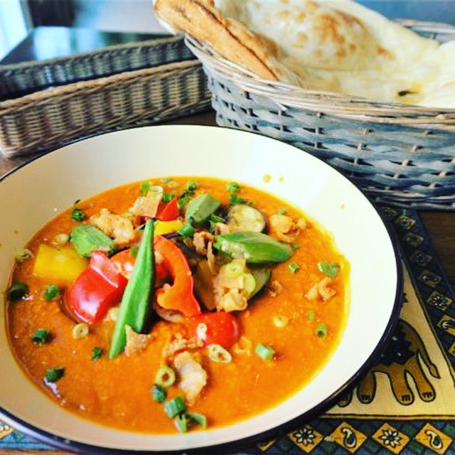 彩り夏野菜キーマンカレー